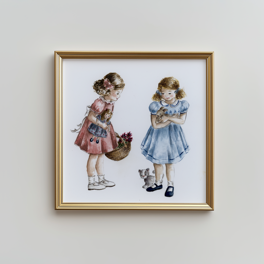 "Sweet Girlhood" Art Print