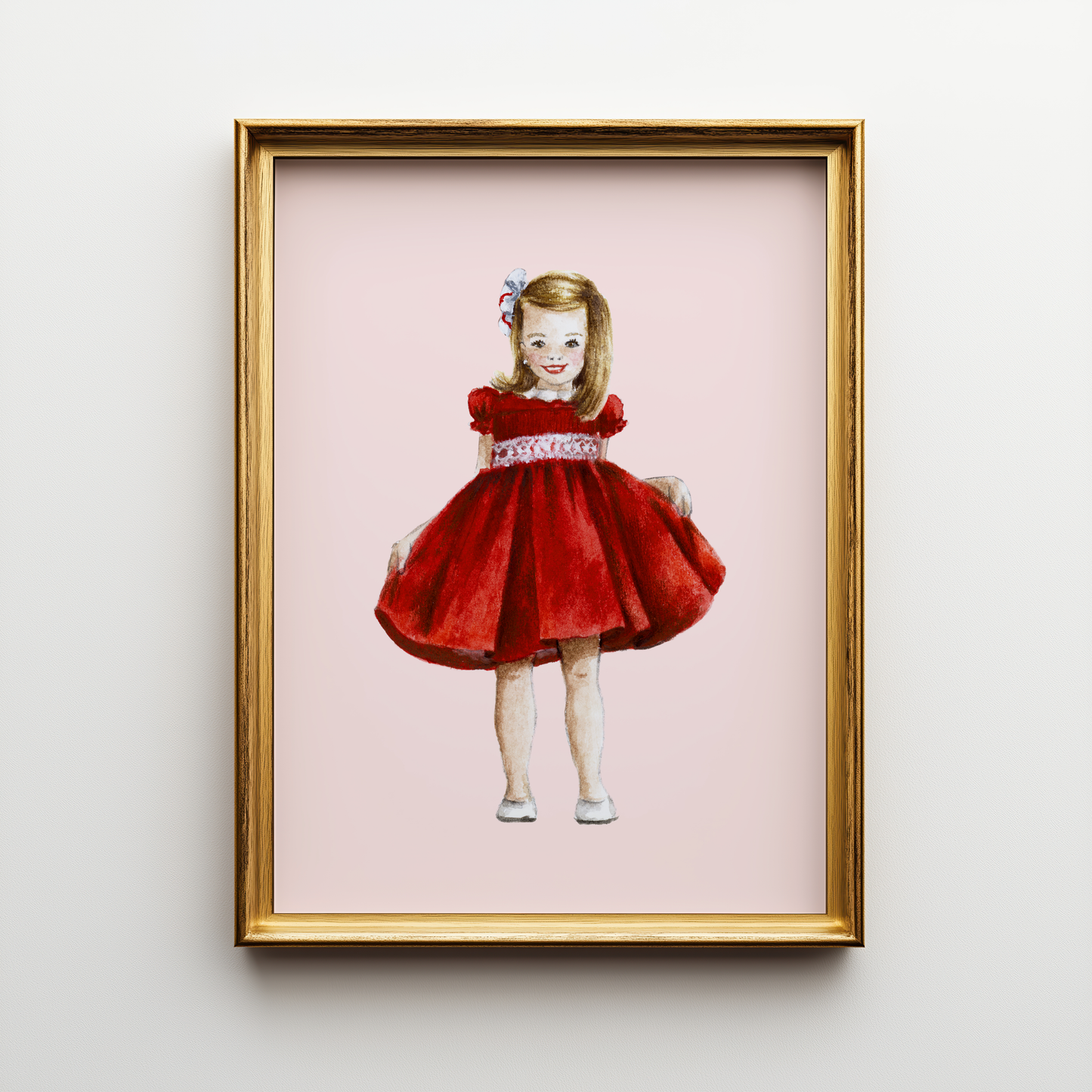 "The Favorite Dress" Art Print