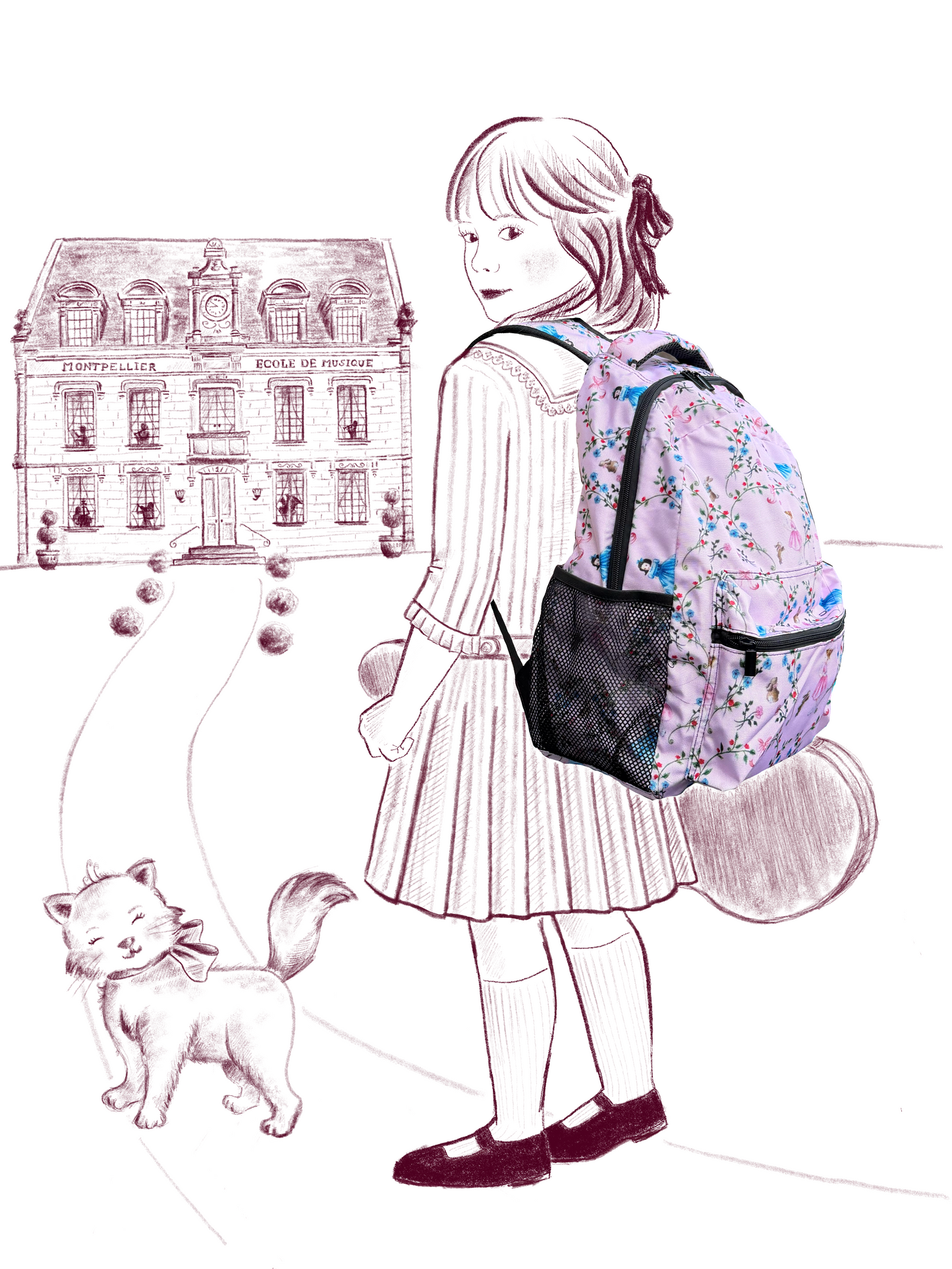 "Dancing with the Flowers" Children's Backpack