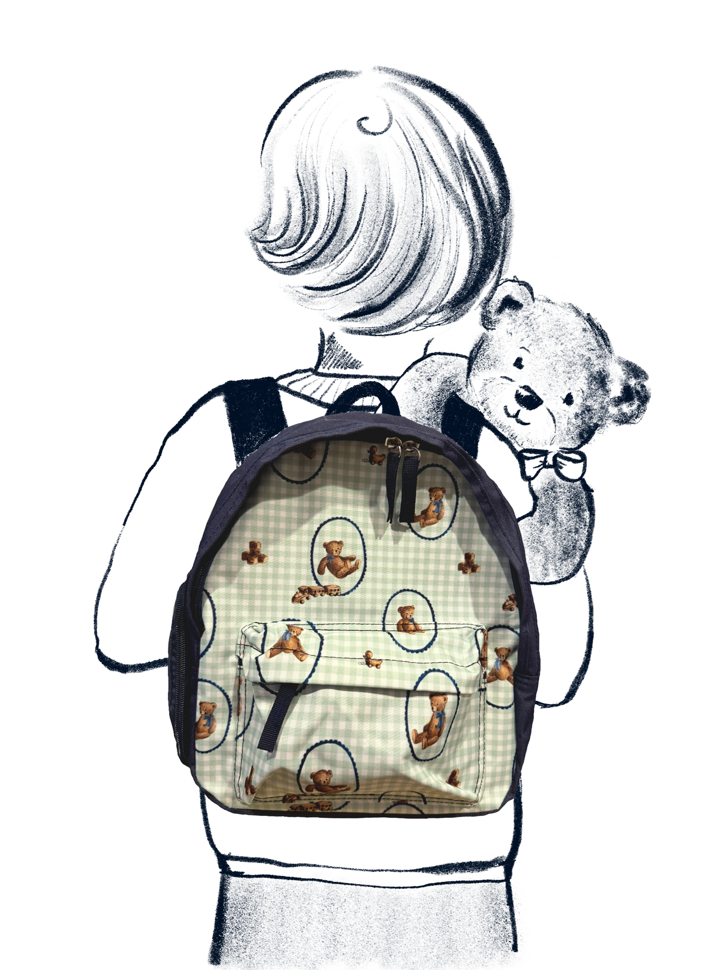 "Teddies and Toys" toddler backpack