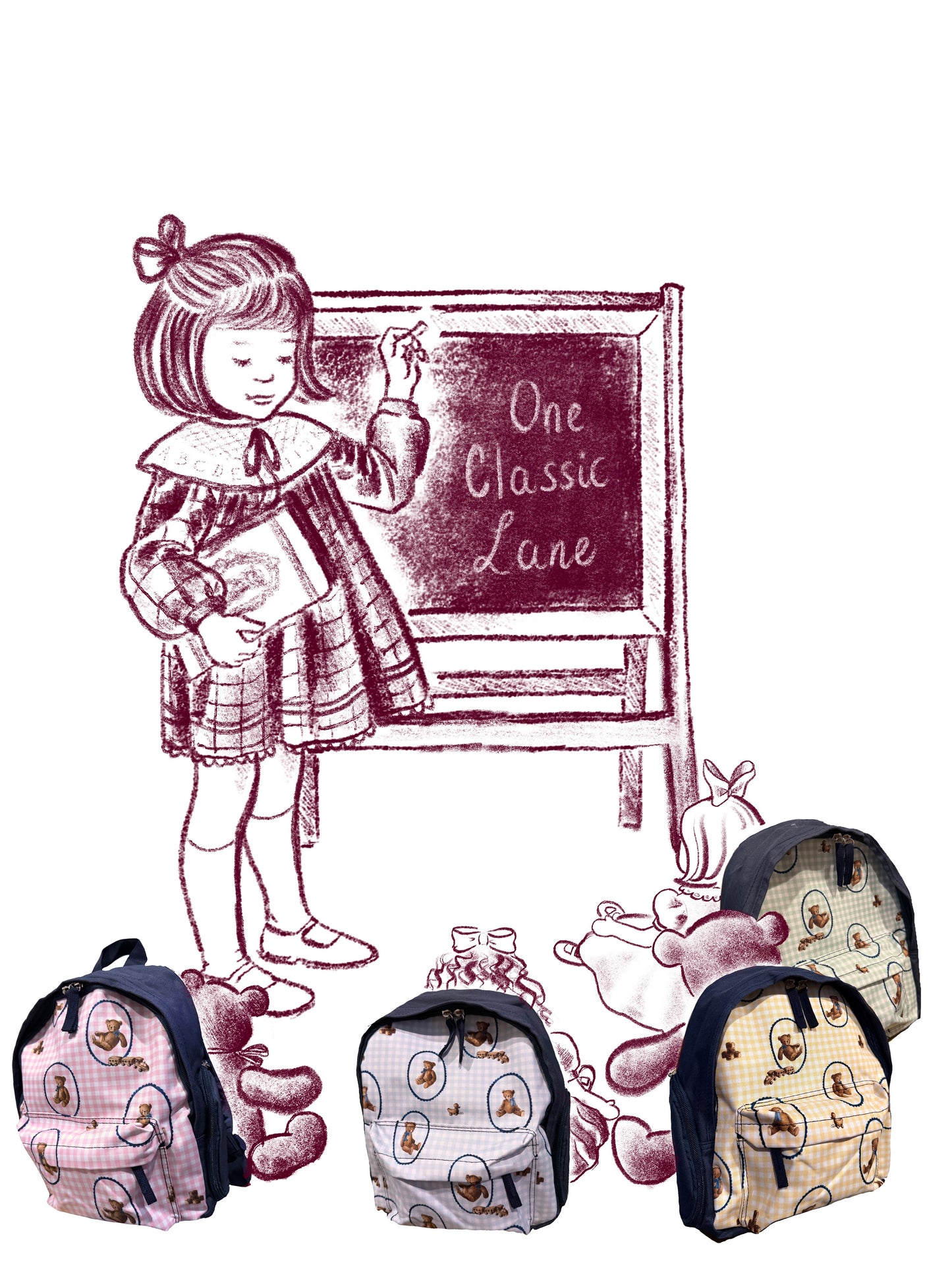 "Teddies and Toys" toddler backpack