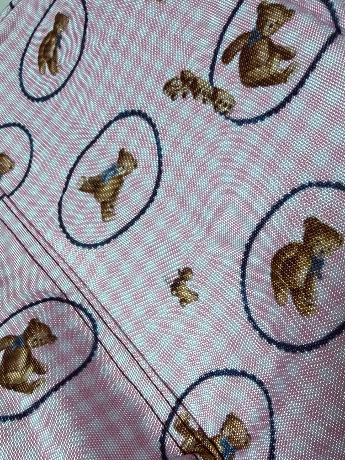 "Teddies and Toys" Children's Backpack in Pink Gingham