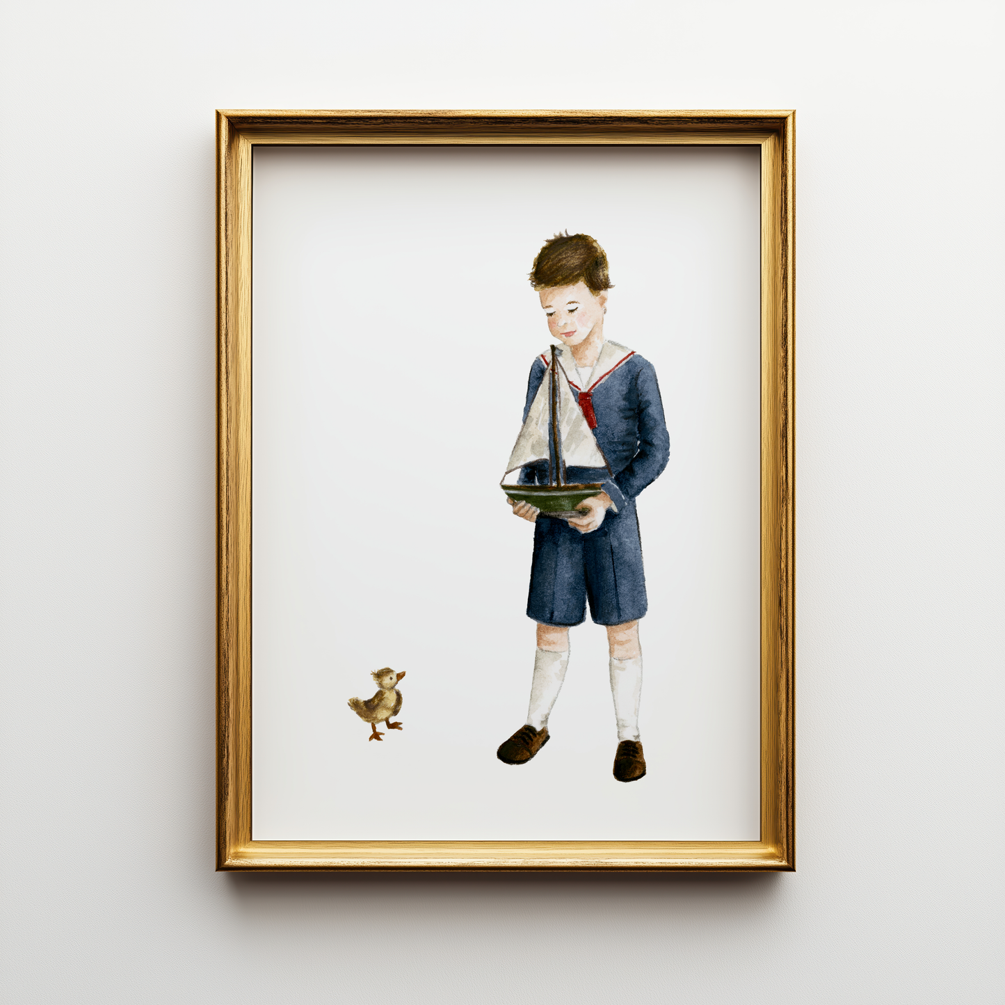 "Dress Them While You Can" - A Classic Childhood Collection Art Print
