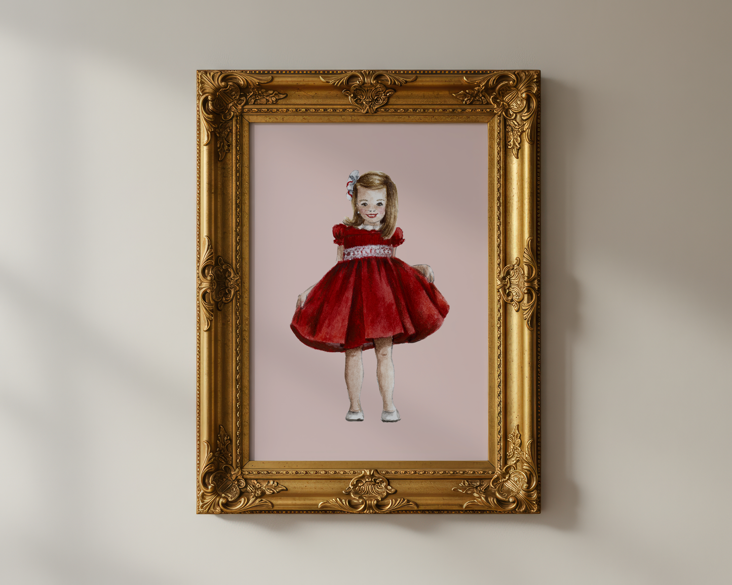 "The Favorite Dress" Art Print