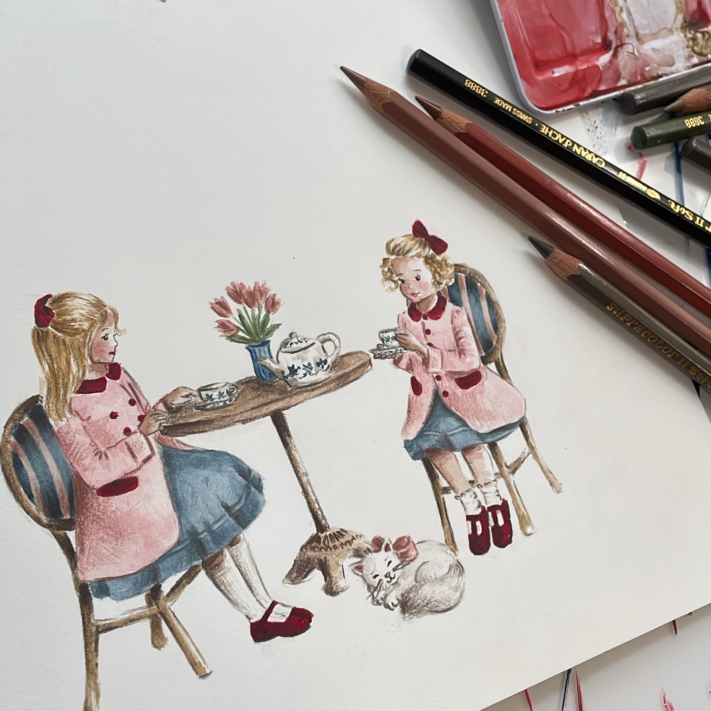 "Let's have tea" Art Print